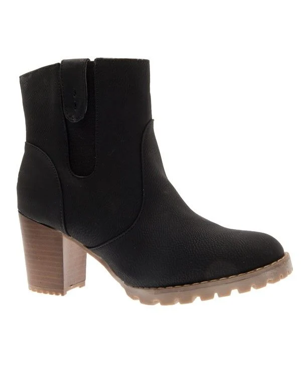 Chaussures femme Top Or: Bottines noires
