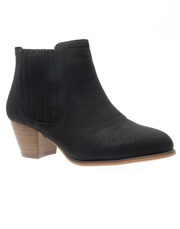 Chaussures femme Just Woman: Bottines noires