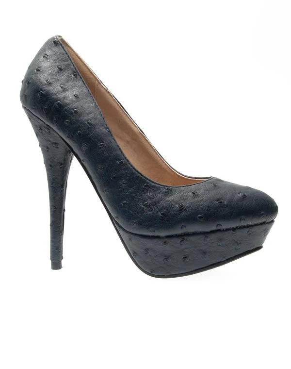 Chaussures femme Jennika: Escarpins bleu