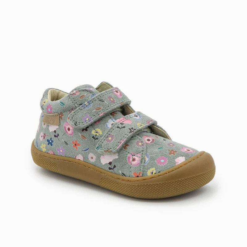 Naturino Barefoot Orec Velcros Suede Flowering Sage