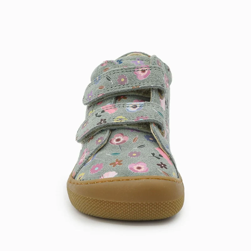 Naturino Barefoot Orec Velcros Suede Flowering Sage