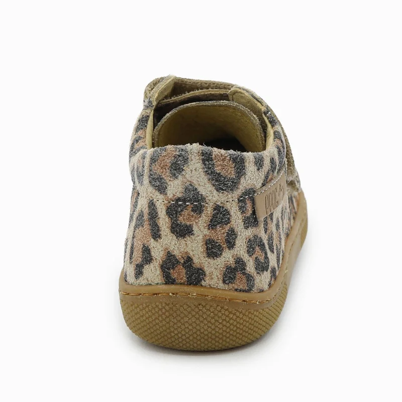 Naturino Barefoot Orec Velcros Suede Jaguar Taupe
