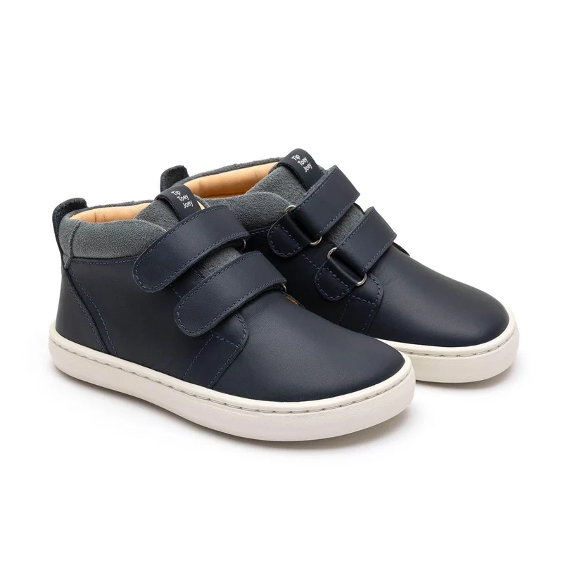 Tip Toey Joey Kidos Cascade Navy Urban Blue Suede
