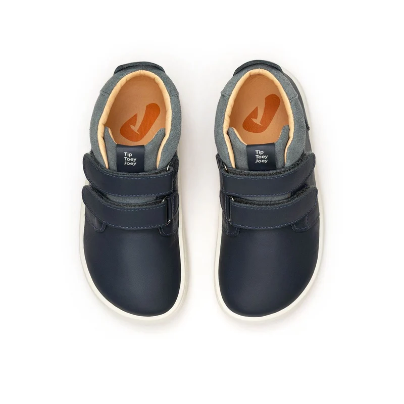 Tip Toey Joey Kidos Cascade Navy Urban Blue Suede