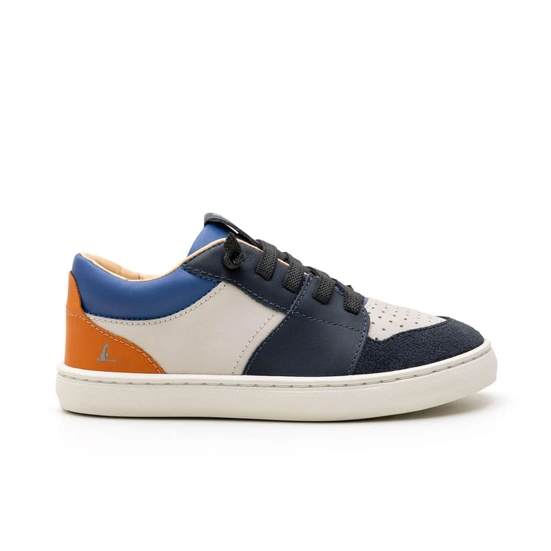 Tip Toey Joey Kidos Ollie Tapioca Navy Tangerine