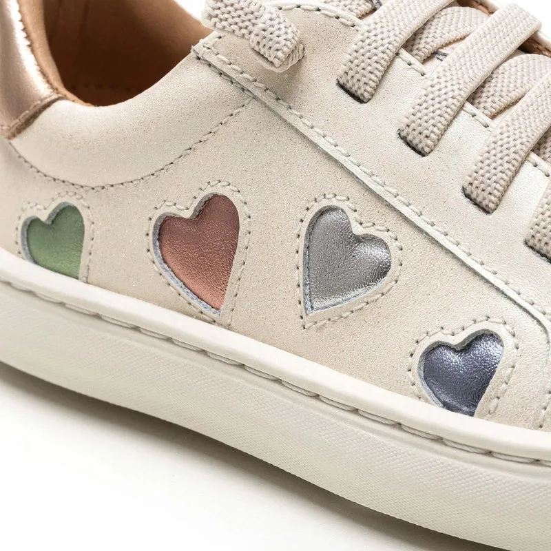 Tip Toey Joey Kidos Sneakers White Dream Sterling Silver Rose Gold