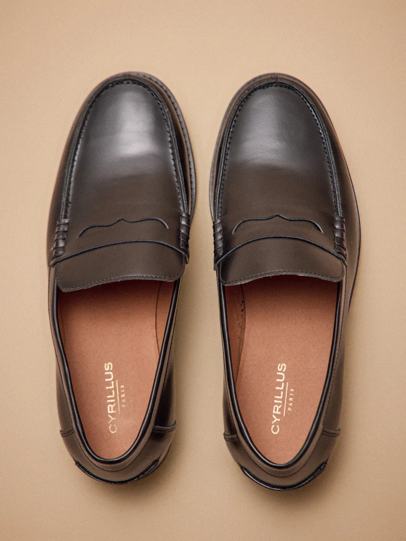 Mocassins cuir homme