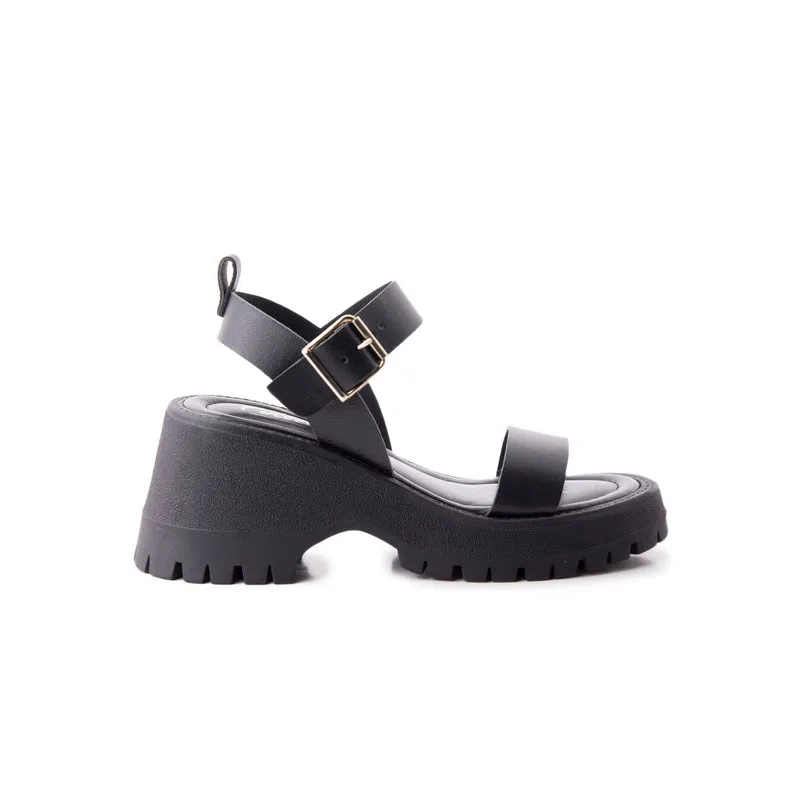Garibaldi Black Leather