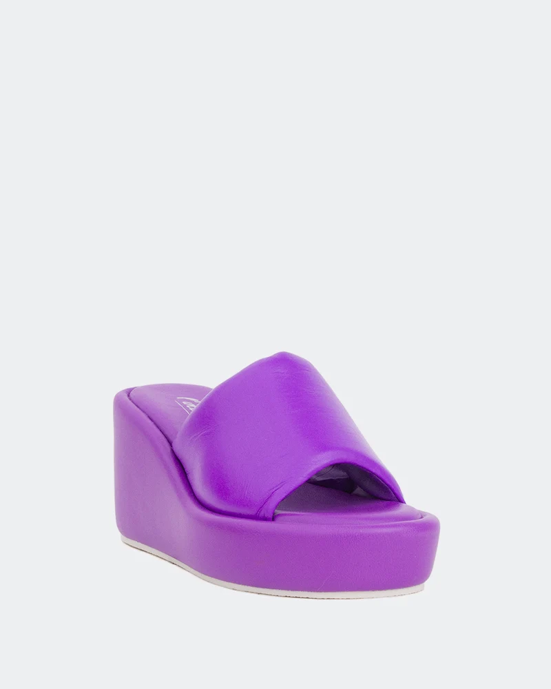 Dolores Purple Leather