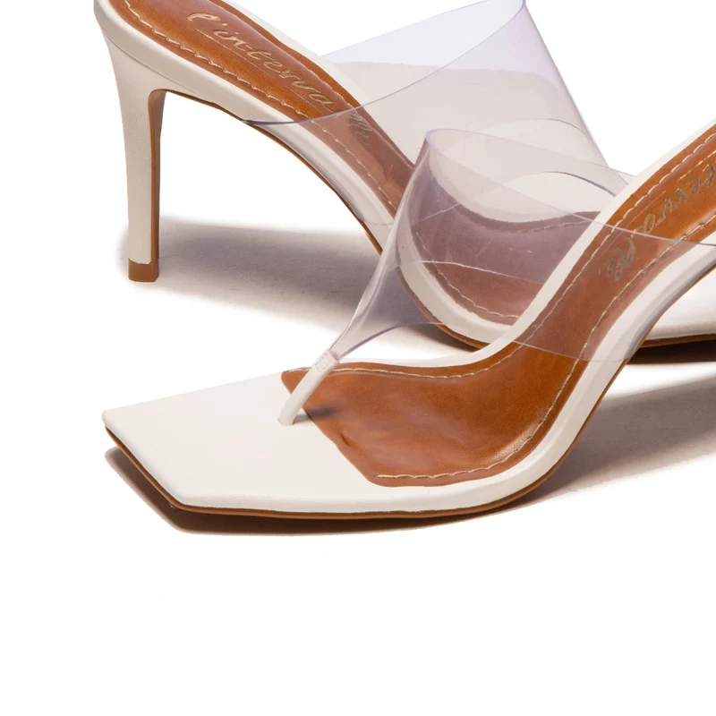 Buzios White Leather/Vinyl