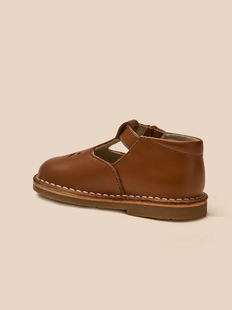 Salomés en cuir Bébé