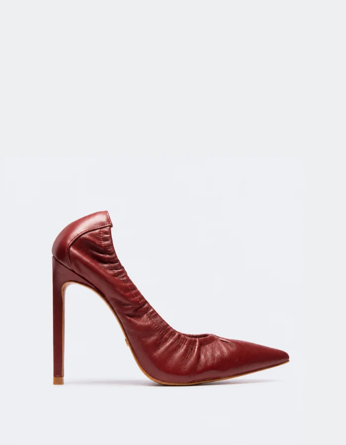 Britney Bordeaux Leather