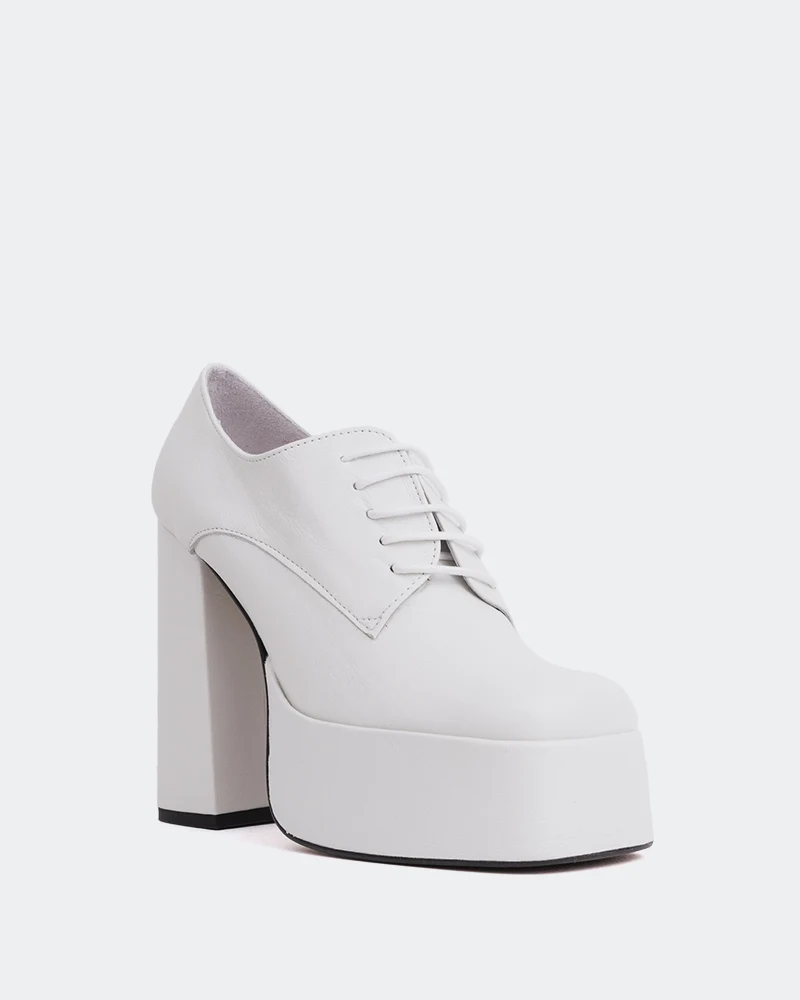 Ursuline White Leather