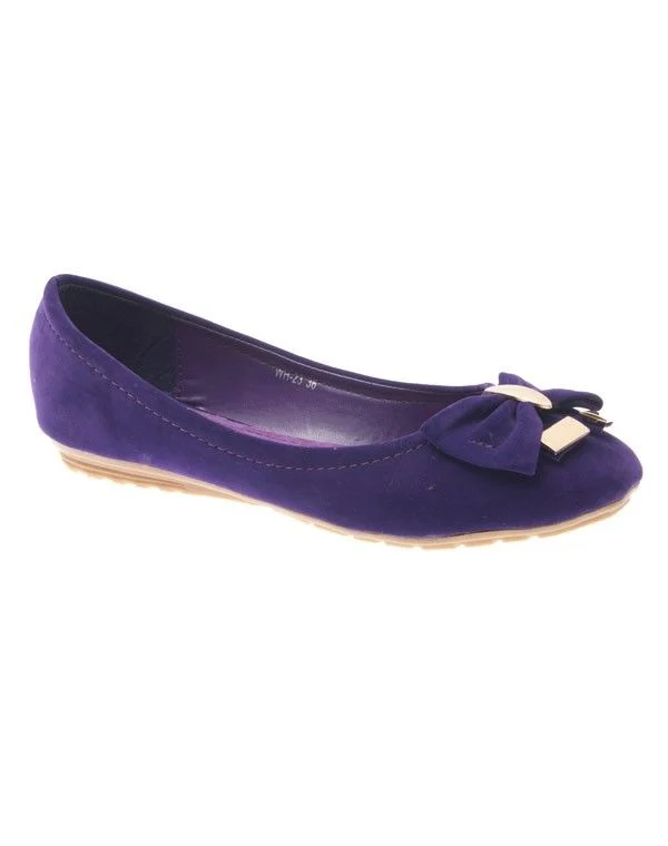 Chaussure femme Style Shoes: Ballerine violet