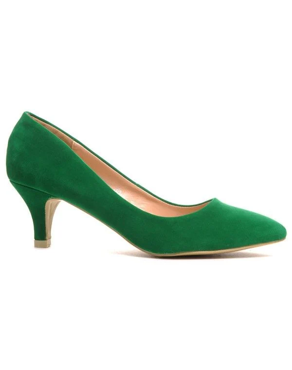 Chaussures femme Style Shoes: Escarpins vert