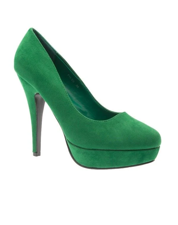 Chaussures femme Style Shoes: Escarpins vert