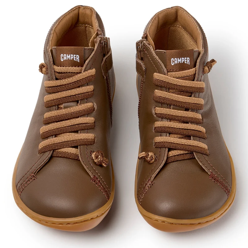 Camper Kids Peu Montantes Camel Marron