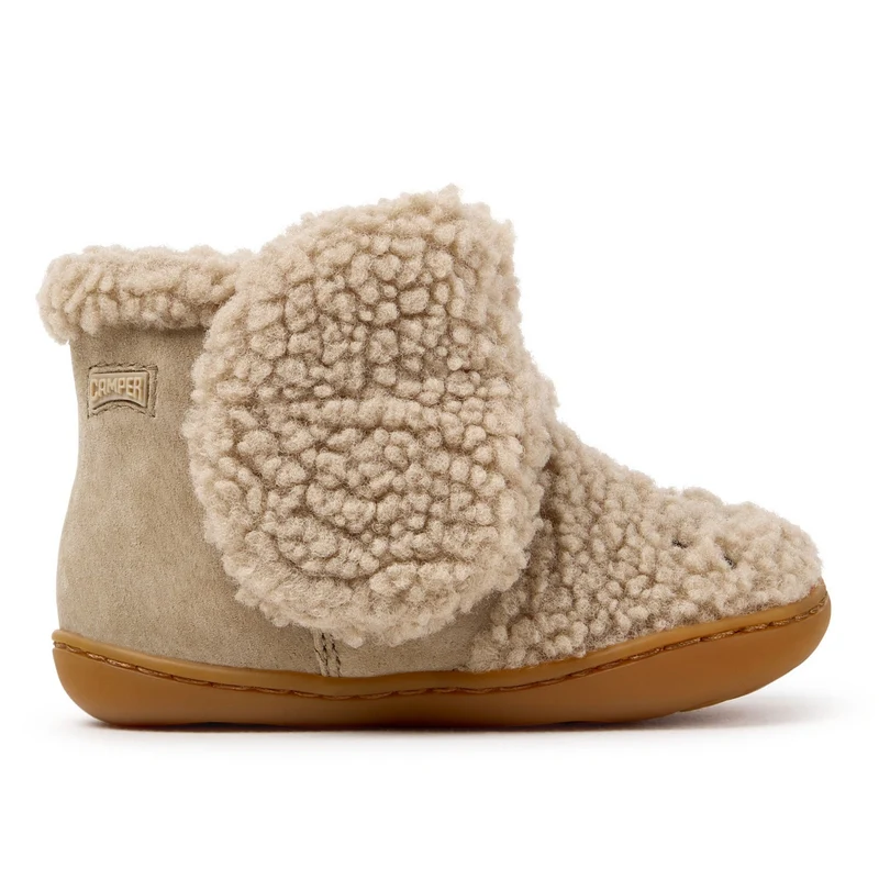 Camper FW Peu Bottines Fourrées Beige