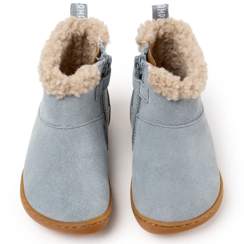 Camper FW Peu Bottines Fourrées Zip Ciel