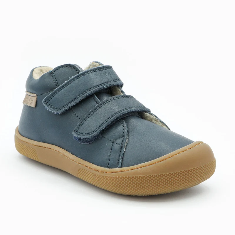 Naturino Barefoot Orec Velcros Wool Navy