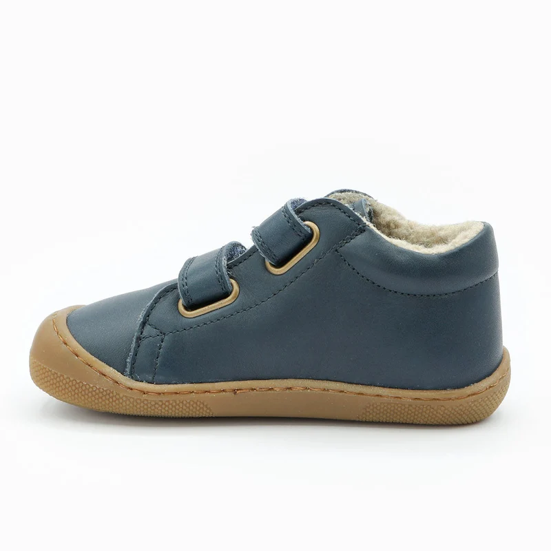 Naturino Barefoot Orec Velcros Wool Navy