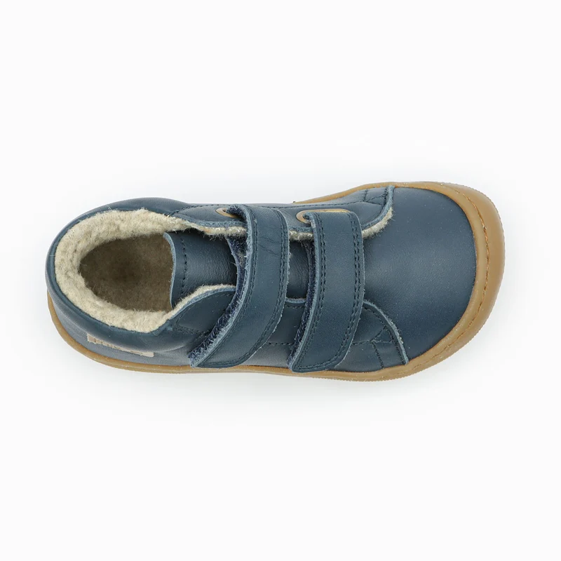 Naturino Barefoot Orec Velcros Wool Navy