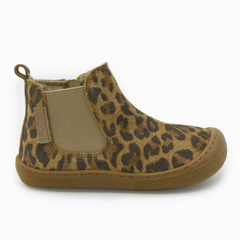 Naturino Barefoot Saik Suede Wool Jaguar Brown