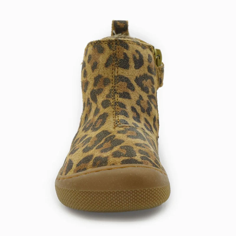 Naturino Barefoot Saik Suede Wool Jaguar Brown