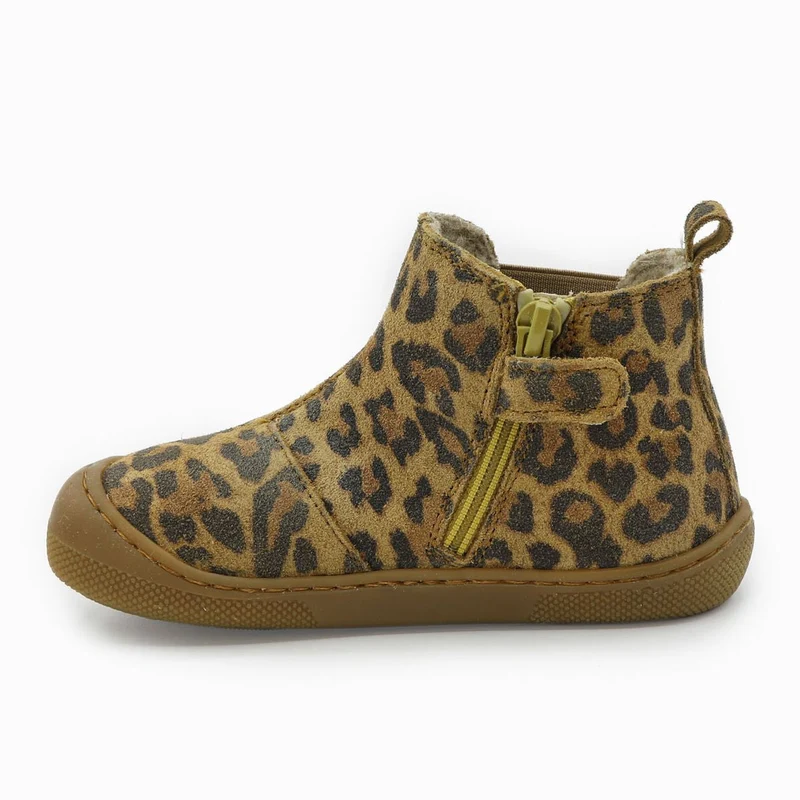 Naturino Barefoot Saik Suede Wool Jaguar Brown