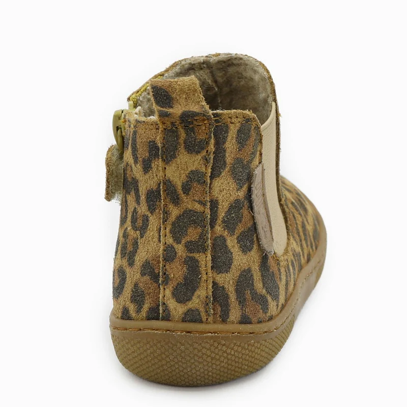 Naturino Barefoot Saik Suede Wool Jaguar Brown