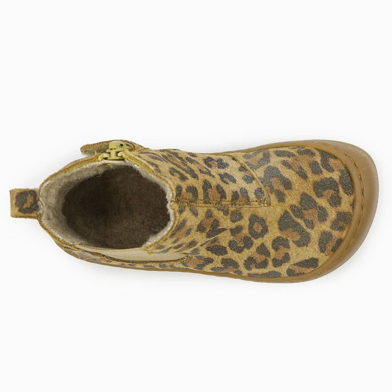 Naturino Barefoot Saik Suede Wool Jaguar Brown