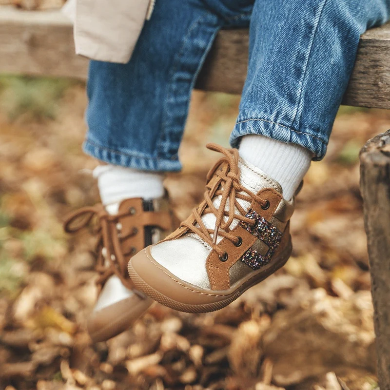 Froddo Barefoot Maly Laces Gold