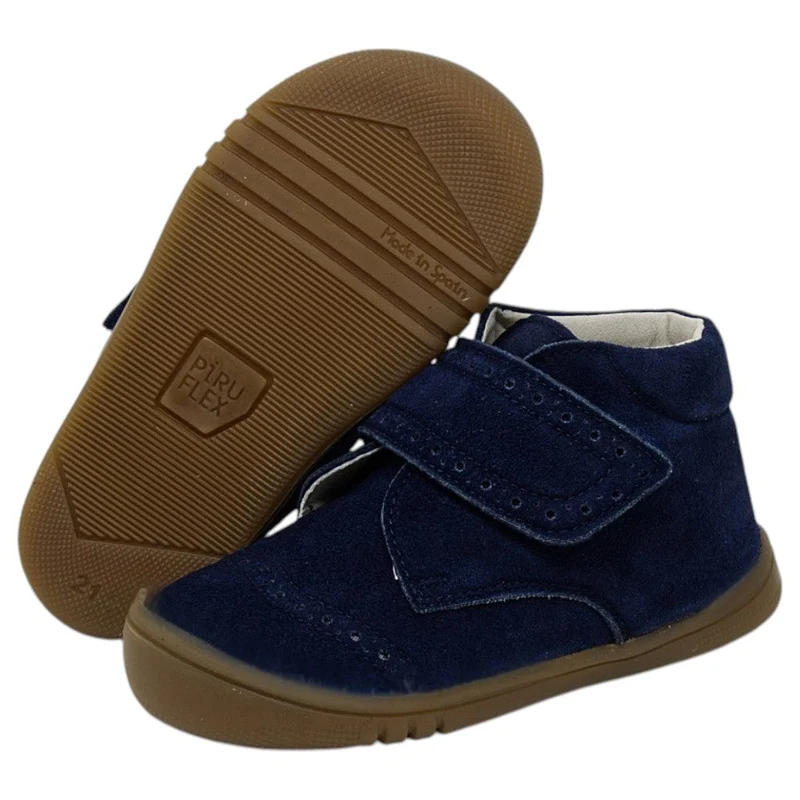Piruflex Boots Strap Suede Marino
