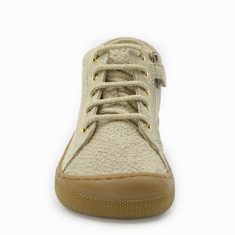Naturino Barefoot Orec Zip Lizard Met Platinum