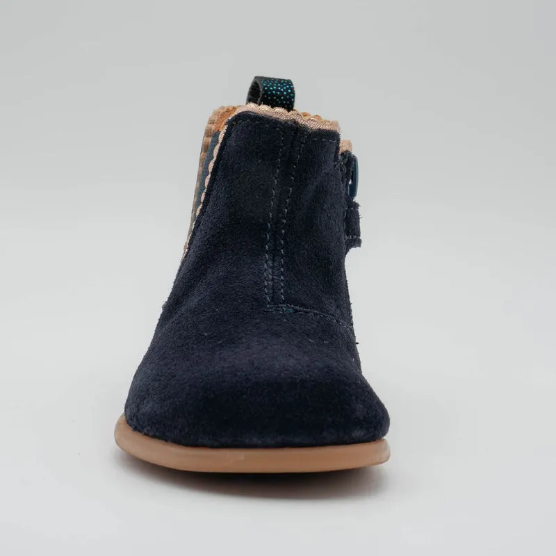 Babybotte barefoot Alisia Velour Blue Dots