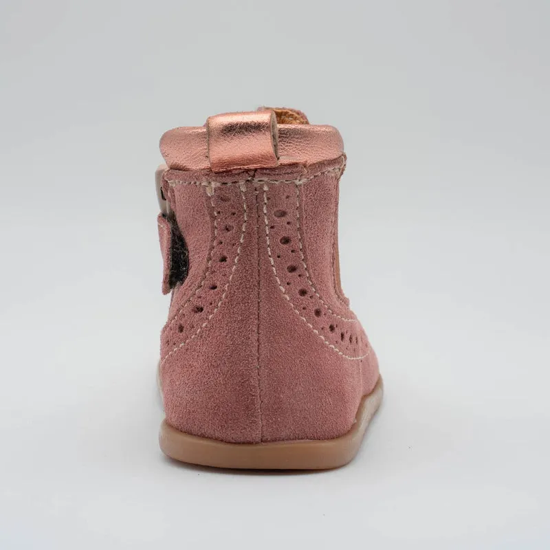 Babybotte barefoot Archic Velour Rosa Antique