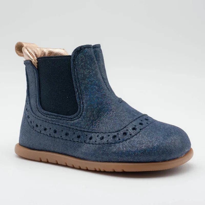Babybotte barefoot Archic Confetti Blue Paillettes