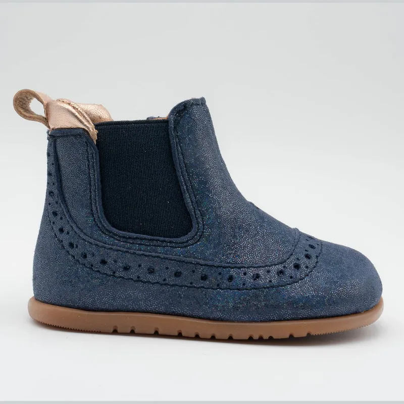Babybotte barefoot Archic Confetti Blue Paillettes