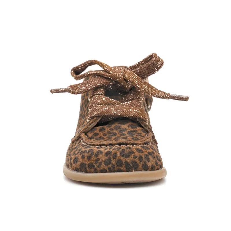 Babybotte barefoot Derbies Zip Leopard
