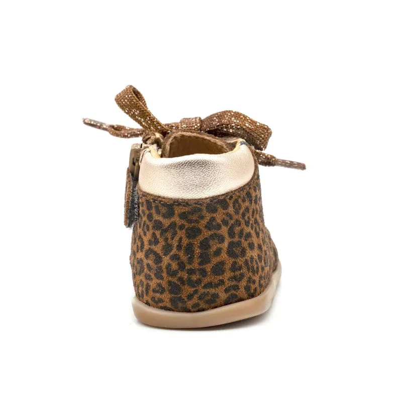 Babybotte barefoot Derbies Zip Leopard