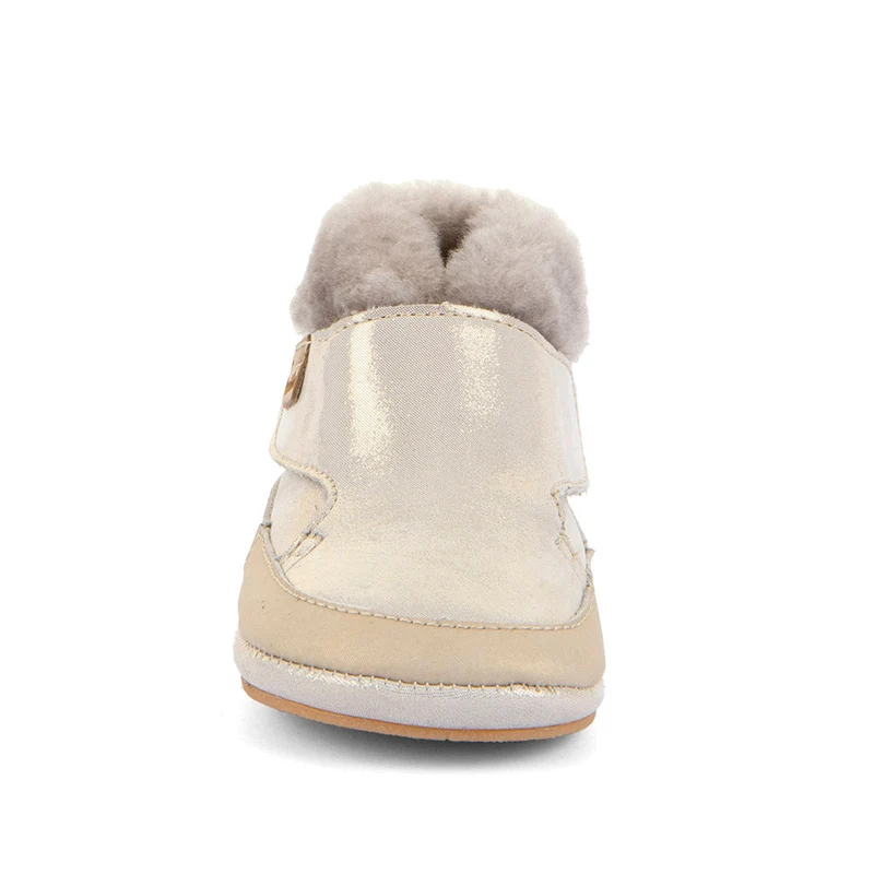 Froddo Furry Walk Barefoot Fourrés Gold Shine