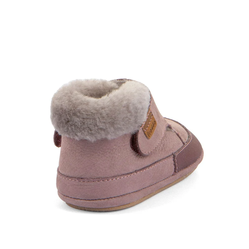 Froddo Furry Walk Barefoot Fourrés Dark Pink