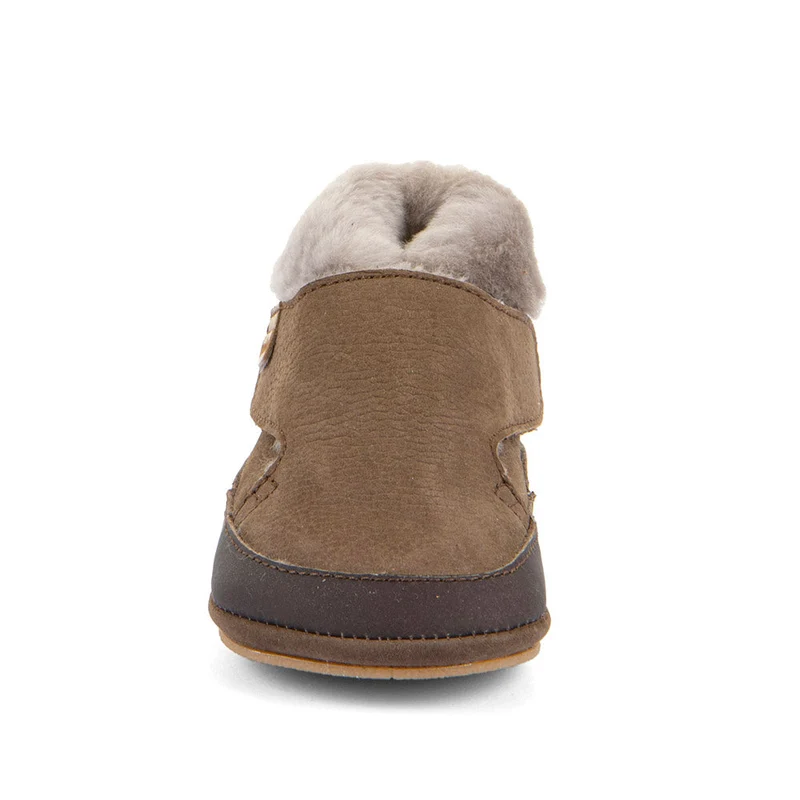 Froddo Furry Walk Barefoot Fourrés Brown