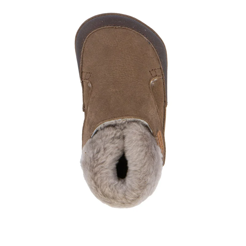 Froddo Furry Walk Barefoot Fourrés Brown