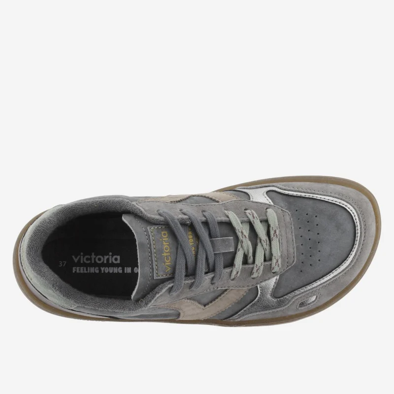 Victoria Barefoot Duna Adulte Serraje Metal Antracite