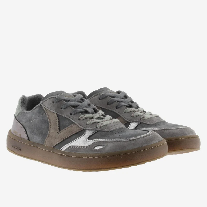 Victoria Barefoot Duna Adulte Serraje Metal Antracite