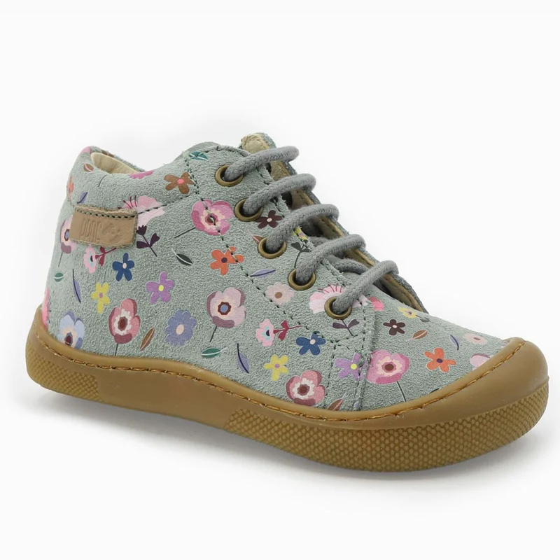 Naturino Barefoot Orec Zip Suede Flowering Sage