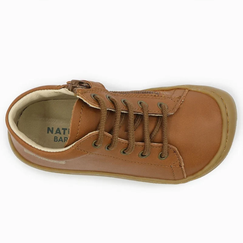Naturino Barefoot Orec Zip Honey Cuoio