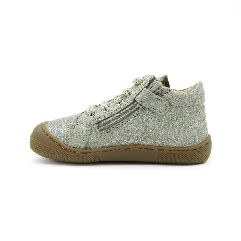 Naturino Barefoot Kommy Zip Lézard Platine