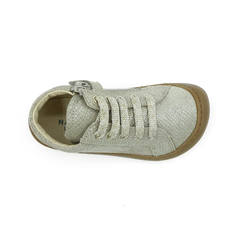 Naturino Barefoot Kommy Zip Lézard Platine